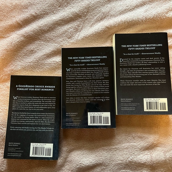 Fifty Shades Trilogy by E L James - Picture 2 of 3